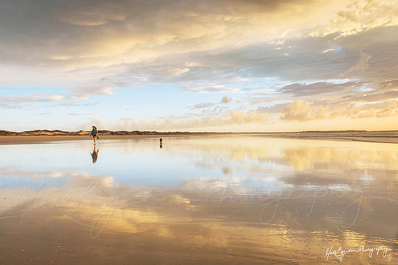 Reflections on Cable Beach Broome Western Australia by photographer Mieke Boynton