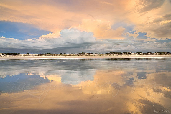 Reflections on the beach in Broome Western Australia by photographer Mieke Boynton