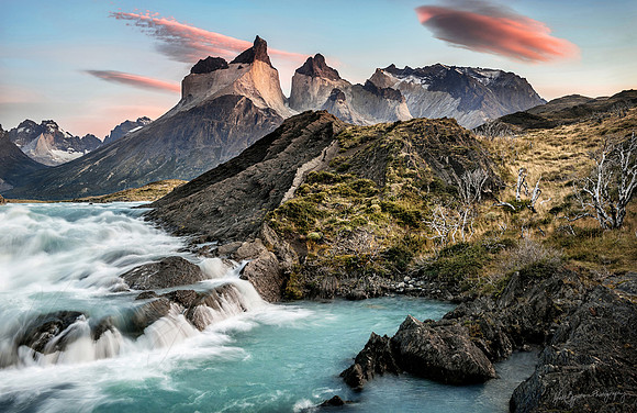 Salto Grande in Patagonia Chile by photographer Mieke Boynton