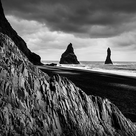 Stormclouded Sea Stacks